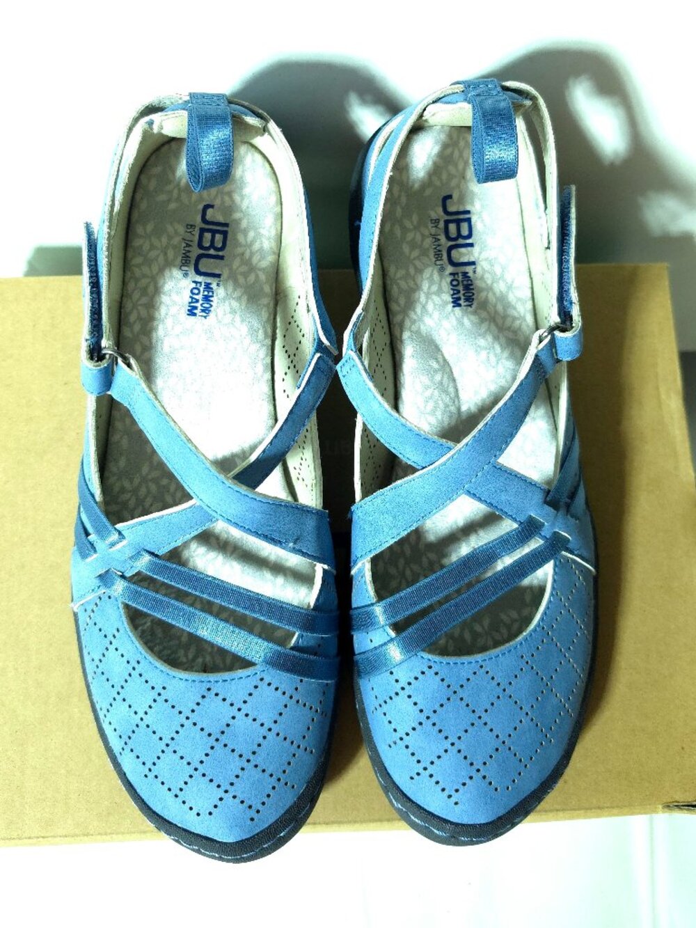 Jambu Denim Flats (Sz 8 & 1/2)
